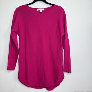 Michael Kors Women’s Fuchsia Long Sleeve Sweater Size Small Excellent Condition‎